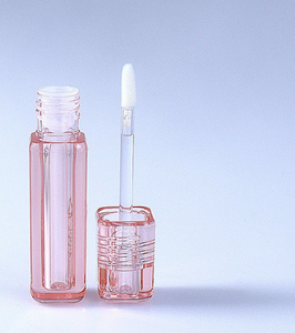 ISMAN - Tubo Transparente Cuadrado <span class=keywords><strong>Rosa</strong></span> para Brillo Labial al por Mayor, con Aplicador Grande, Envase para Brillo Labial - Product Image 4