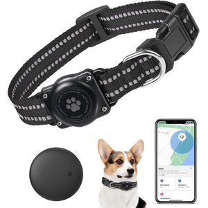 Vebiso GPS Dog Tracker Mini Moniteur d'activité intelligent pour animaux de compagnie, suivi en temps réel par Bluetooth pour chiens et chats, uniquement iOS, sans frais mensuels - Product Image 1