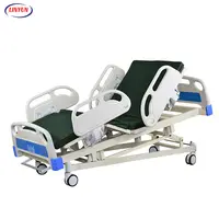Vendita calda a basso prezzo elettrico ICU PP Guardrail lusso silenzioso Caster mobili medici letto ospedaliero elettrico