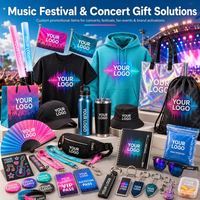 Kit de pique-nique et de camping haut de gamme avec couverture, bouteille, ventilateur portable, lunettes de soleil, poncho de pluie pour concerts en plein air