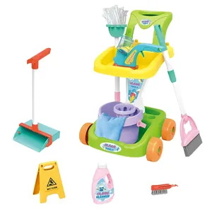 ITTL Offres Spéciales haute qualité lisse en plastique <span class=keywords><strong>jouet</strong></span> <span class=keywords><strong>de</strong></span> nettoyage balayage <span class=keywords><strong>chariot</strong></span> <span class=keywords><strong>de</strong></span> nettoyage <span class=keywords><strong>chariot</strong></span> <span class=keywords><strong>jouet</strong></span> ménage jouets pour enfants - Product Image 1