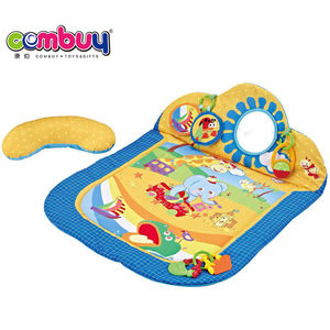 Juguetes para gatear sentado, <span class=keywords><strong>manta</strong></span> para bebé, deportes musicales, alfombrilla de juego de algodón suave educativa con espejo para Picnics - Product Image 3