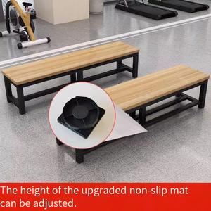 Banco de gimnasio comercial contemporáneo, automático, convertible, extensible, de plástico, con asiento blando, para cancha de baloncesto y cambio de calzado - Product Image 4