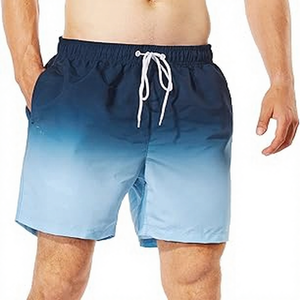 Shorts de Baño para Hombre, Talla Grande, Estampado Degradado, Holgados, Tipo <span class=keywords><strong>Boxer</strong></span>, Sin Costuras, para Playa, Venta al Por Mayor - Product Image 1