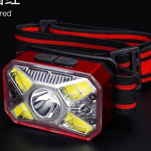 Headlamp Led Rechargeable 1200Mh With <b>Dimmer</b> For Fishing Camping Hiking Waterproof Aluminum Alloy Body - Product Image 4