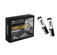 Complément Alimentaire Liquide de Shilajit à Marque Blanche OEM US, Riche en Acide Fulvique, Oligo-éléments et Ginseng pour Soutenir la Santé Globale