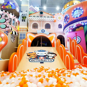 Aire de jeux intérieure commerciale pour enfants, labyrinthe de jeux souples avec parc de trampolines et parcours d'obstacles Ninja Warrior pour centre d'aventure - Product Image 2