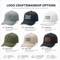 Casquette de baseball à 5 panneaux à séchage rapide avec logo brodé personnalisé, perforations laser, chapeau de sport performant pour clubs de golf et marques haut de gamme
