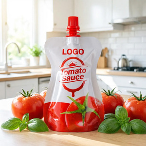 ซอสมะเขือเทศ OEM สำหรับเบอร์เกอร์ พิซซ่า ไก่ทอด เฟรนช์ฟรายส์ ฮอทดอก แบบไม่มีไขมัน แพ็คเล็ก ขายส่ง - Product Image 1