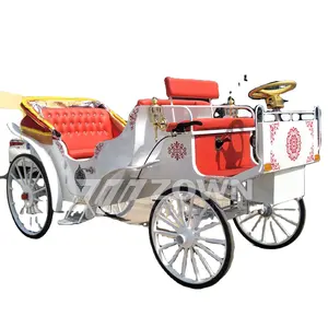 New Arrival Princess Cinderella Carriage/Carriage Wedding Props Decoration/Royal Large Sightseeing Carriage for Sale