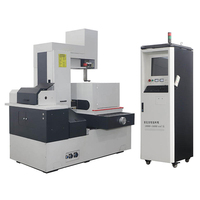 Máquina CNC de electroerosión por hilo de velocidad media, compacta, de alta precisión, con PLC inteligente avanzado, para motor, engranaje, rodamiento, bomba, superficie Ra<1.0m