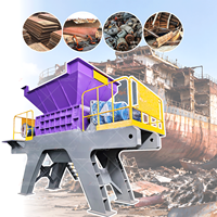 Déchiqueteuse de tôles d'acier pour navires, machine robuste pour le traitement des coques de navires et des aciers de construction