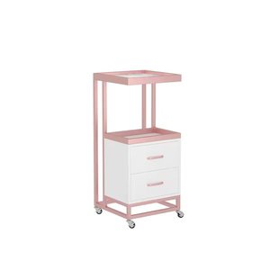 Chariot de rangement mobile pour instruments de beauté de bureau, spécialisé pour salons, avec support pour appareil à micro-bulles - Product Image 5