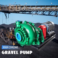 Pompe d'aspiration industrielle robuste anti-usure haute pression pour l'extraction de sable et de gravier dans l'exploitation minière avec garantie de 2 ans