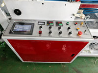 Machine de fabrication de sacs PE PP BOPP à double voie à scellage latéral à grande vitesse RQL-600x2