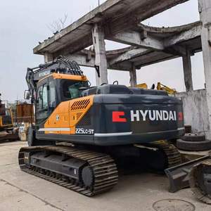 Maquinaria de Construcción para Movimiento de Tierras de Alta Eficiencia, Excavadora de Orugas HYUNDAI 225LC de 22 Toneladas, Precio Económico con Componentes Principales - Product Image 3