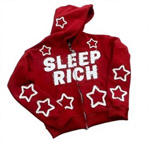 Sudaderas con Capucha de Forro Polar con Estampado Digital de Alta Calidad para Hombre, Ropa de Calle de Invierno Personalizable - Product Image 1