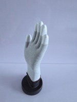 Gants de sécurité en fibre de carbone enduits anti-statiques pour la manipulation de semi-conducteurs et de circuits imprimés