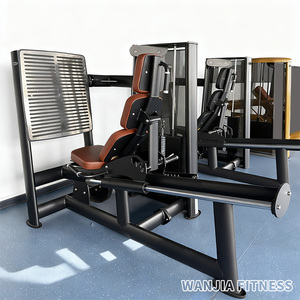 Équipement de fitness professionnel pour salle de sport : <span class=keywords><strong>Presse</strong></span> à jambes assise à charge sélectionnable pour l'entraînement musculaire - Product Image 5