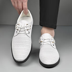 Sandales en cuir formelles pour hommes, été 2025 |   Sabots en cuir décontractés de style coréen pour hommes - Product Image 1