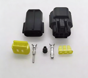 オリジナル <span class=keywords><strong>AMP</strong></span> TE タイコ 自動車用 防水 3ピン オス・メス コネクタ 174357-<span class=keywords><strong>2</strong></span> / 174359-<span class=keywords><strong>2</strong></span> 互換単品 - Product Image 1