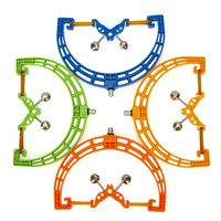 Support de canne de pêche de style européen en gros avec alarme sonore double cloche et adaptateur pour rod pod, idéal pour la pêche à la carpe en bord de lac
