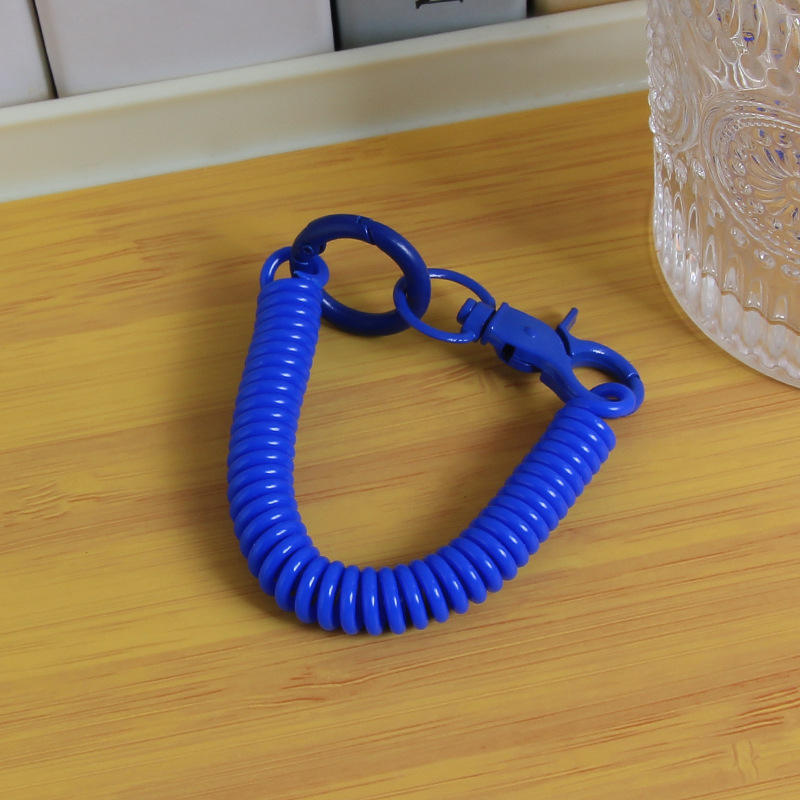 New colorful spring rope in royal blue