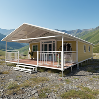 Maison Modulaire Conteneurisée 2-4 Chambres, Fabrication Directe Usine Chine, Système Solaire Intégré, Idéale pour Gîte ou Boutique Éphémère