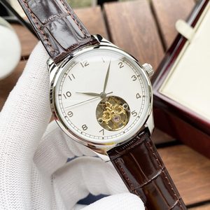 Bracelet de montre en cuir véritable de luxe, 20 mm, boucle, bracelet marron pour homme, style professionnel de haute qualité - Product Image 4