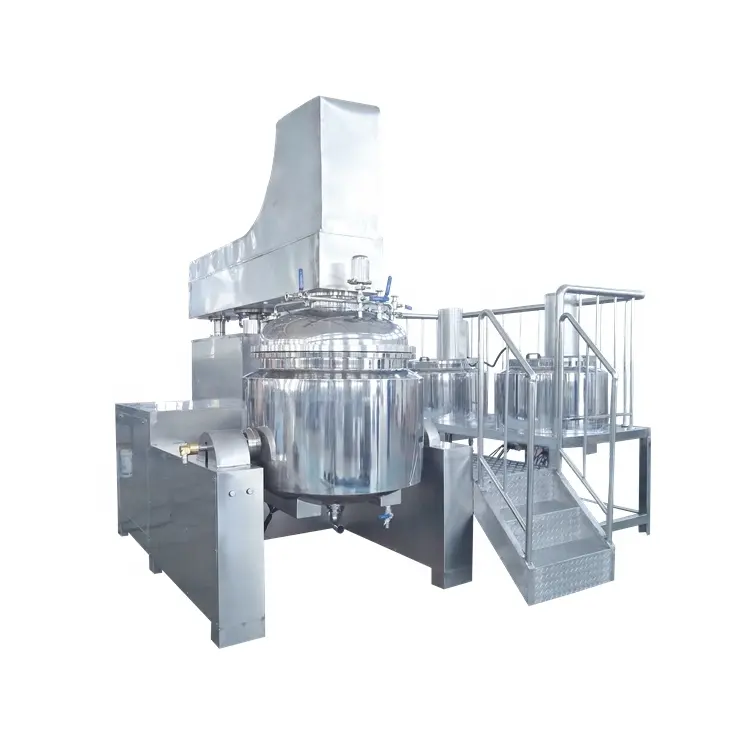 ZJR-650 Stainless steel cosmetic making machine emulsifier homogenizer vacuum emulsifying mixer