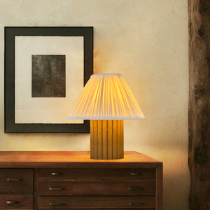 Trang trí bàn đèn gỗ cơ sở có thể sạc lại bảng đèn Led vải thiết kế hiện đại nội thất nhà hàng bảng đèn - Product Image 3