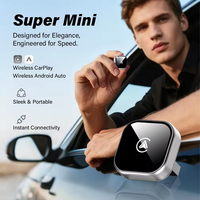 Nouveauté Mini adaptateur sans fil CarPlay Android Auto Plug and Play Boîte de diffusion multimédia USB Carplay