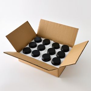 ขวดเทียน GOOPURE ขนาด 8 ออนซ์ พร้อมฝาปิด, ชุด 12 ขวดแก้วสีชาพร้อมฝาโลหะสีดำ, ขวดเปล่าสำหรับทำเทียน - Product Image 6