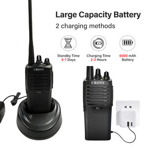 Pour <span class=keywords><strong>Crony</strong></span> P12 Professionnel, portée de 15 km, émetteur-récepteur radio, 12 W, talkie-walkie haute puissance, nouvelle version améliorée - Product Image 4