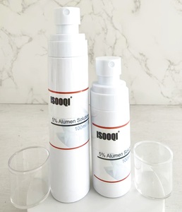 Flacon pulvérisateur PET 50ml 100ml pour déodorant, sous-emballage de voyage, flacon portable en alliage d'aluminium pour essence et alcool - Product Image 4