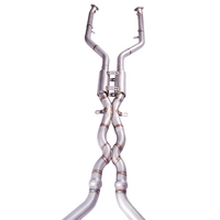 Convient pour le Catback en acier inoxydable 304 avec système d'échappement à soupape Silencieux de BMW M3 E90 E92 E93 3.0T 4.0L De 2010 à 2014