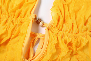 Đầm maxi nữ gợi cảm không tay, khoét lưng, kiểu halter, thanh lịch, mùa hè 2025, mã GX1887 - Product Image 5