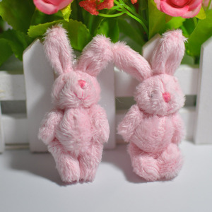 Nueva <span class=keywords><strong>casa</strong></span> <span class=keywords><strong>de</strong></span> <span class=keywords><strong>muñecas</strong></span> personalizada Mini conejo esponjoso juguetes <span class=keywords><strong>de</strong></span> peluche conejito conejos miniaturas Diy decoraciones en miniatura hechas a mano creativas - Product Image 3