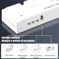 Alimentation électrique LED 12V 24V mince, alimentation à découpage pour l'éclairage domestique, armoires, placards, transformateur de bande lumineuse LED