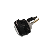 Bouton poussoir momentané carré de 27mm avec lumière LED 12V pour panneau de commande d'arcade pour machine à grue