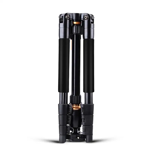 QZSD Q555 Professional Aluminum Tripod for DSLR SLR Camera With Ball Head Loading 8KG Tripod to Monopod