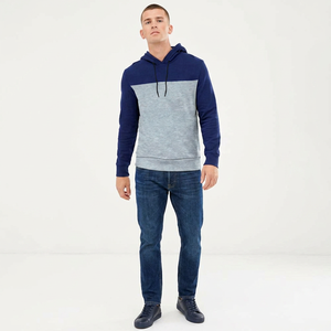 Sweat à capuche personnalisé 100 % coton pour homme, motif uni imprimé, teinture discrète, léger, manches longues, pour l'hiver et les activités de plein air - Product Image 1