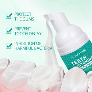 Vente en gros prévenir la carie dentaire nettoyage des taches buccales protégeant la gencive dentifrice en mousse blanchissant les dents - Product Image 4