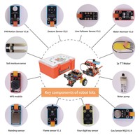 Kit de Iniciación de Robot Educativo de Programación STEM 15 en 1 para Principiantes, Laboratorio de Educación Escolar Europea