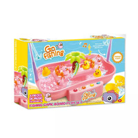 Juego interactivo de peces para niños, juguete educativo de música con sonido eléctrico, divertido