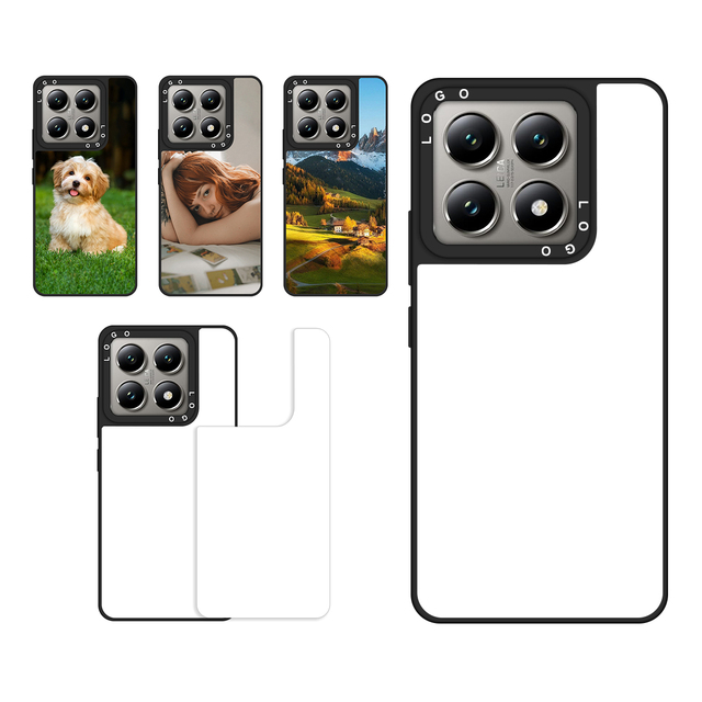 2D Heat Sublimation Blank Shockproof Phone Case for Xiaomi 13 Lite/14t Pro Smart Phone Case for Redmi 13C Note 13 14 Pro Plus