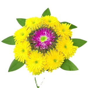Fournitures sacrificielles Petites couronnes artificielles Tombeau Balayage Fleurs Fleurs en soie Couronnes de fleurs artificielles pour les funérailles - Product Image 1