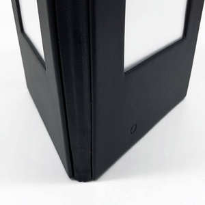 Support de menu numérique LED lumineux en similicuir noir pour table, avec 3 vues lumineuses, pour vente en gros - Product Image 3