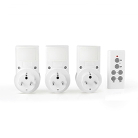 Control remoto inalámbrico Smart Socket Outlet Plug Wall Switch Socket en blanco