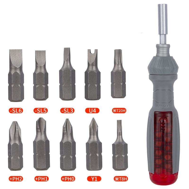 Single angle ratchet screwdriver